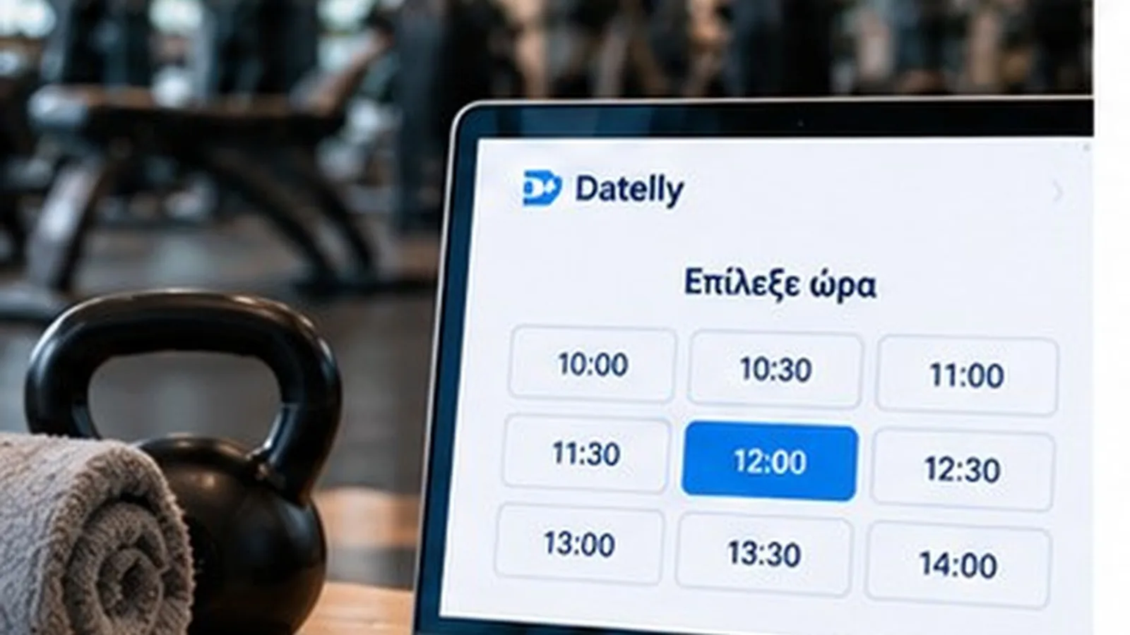 Γυμναστήριο με ψηφιακό σύστημα κράτησης μαθημάτων