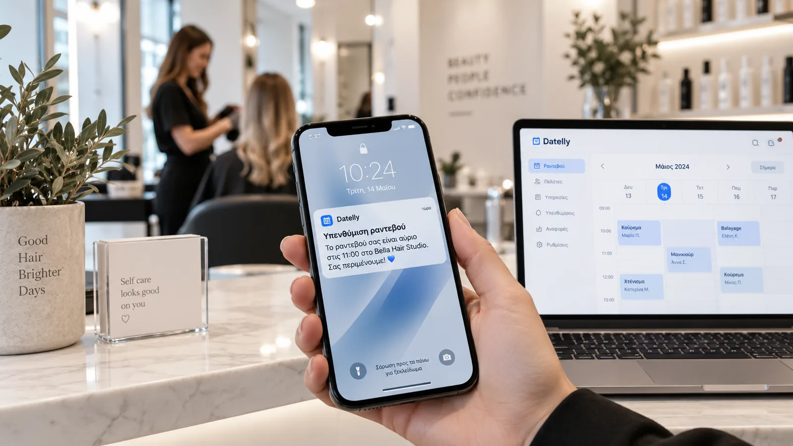 Αυτόματες ειδοποιήσεις ραντεβού σε smartphone