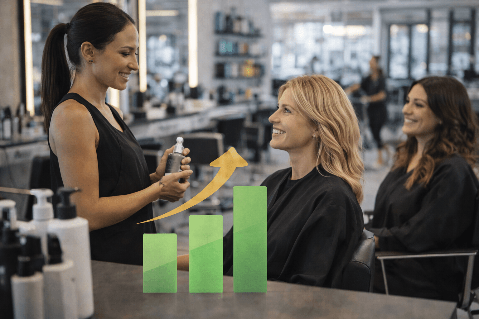 Αύξηση εσόδων κομμωτηρίου με upselling και loyalty